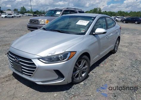 2018 Hyundai Elantra Sel z USA, uszkodzony, nr VIN KMHD84LF2JU508204